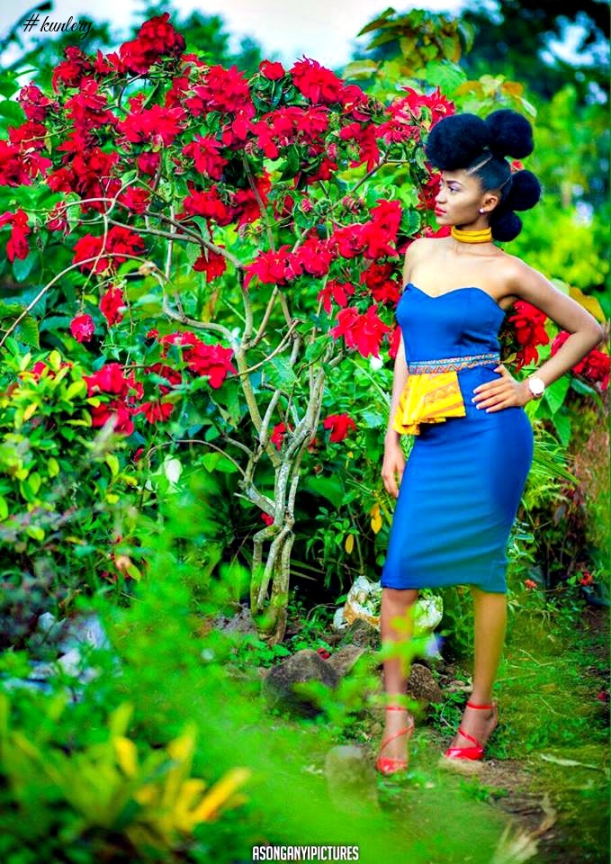 A Rose In The Garden, Cameroon Designer Nkafu Sulet Gives Us A Taste Of Her Lastest Dresses