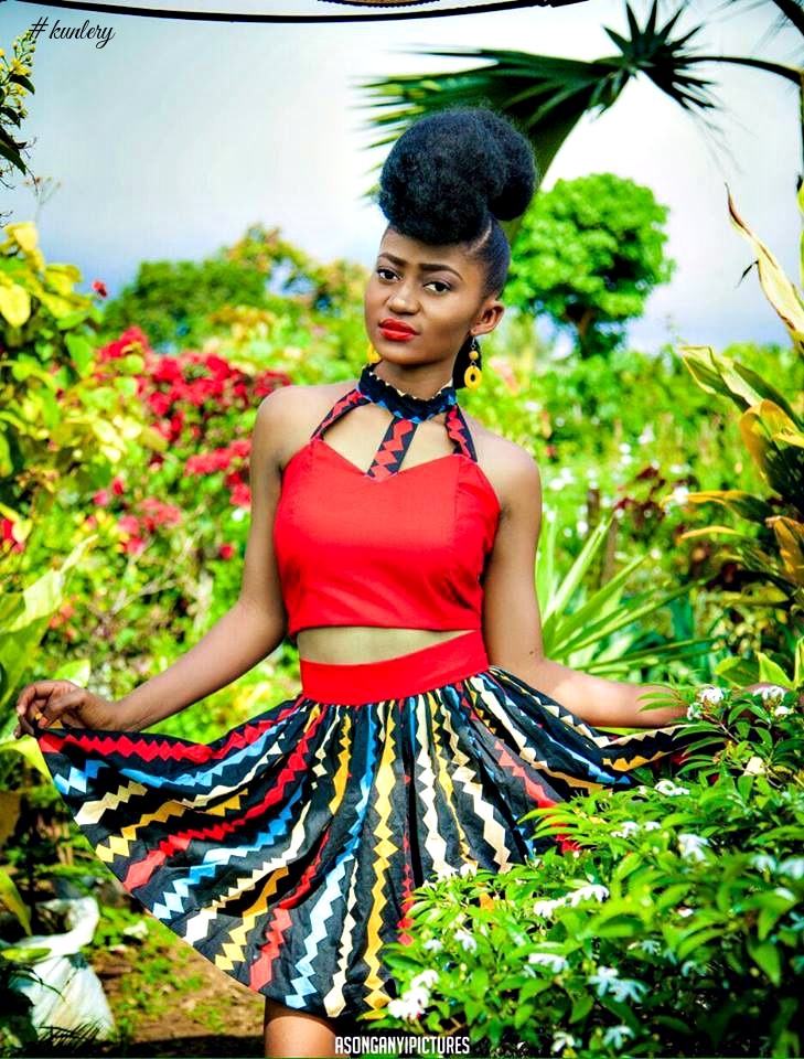 A Rose In The Garden, Cameroon Designer Nkafu Sulet Gives Us A Taste Of Her Lastest Dresses