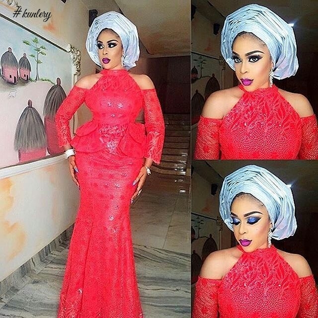 BEAUTIFUL RED ASO EBI STYLES PERFECT FOR SLAYING ON VALENTINE’S DAY