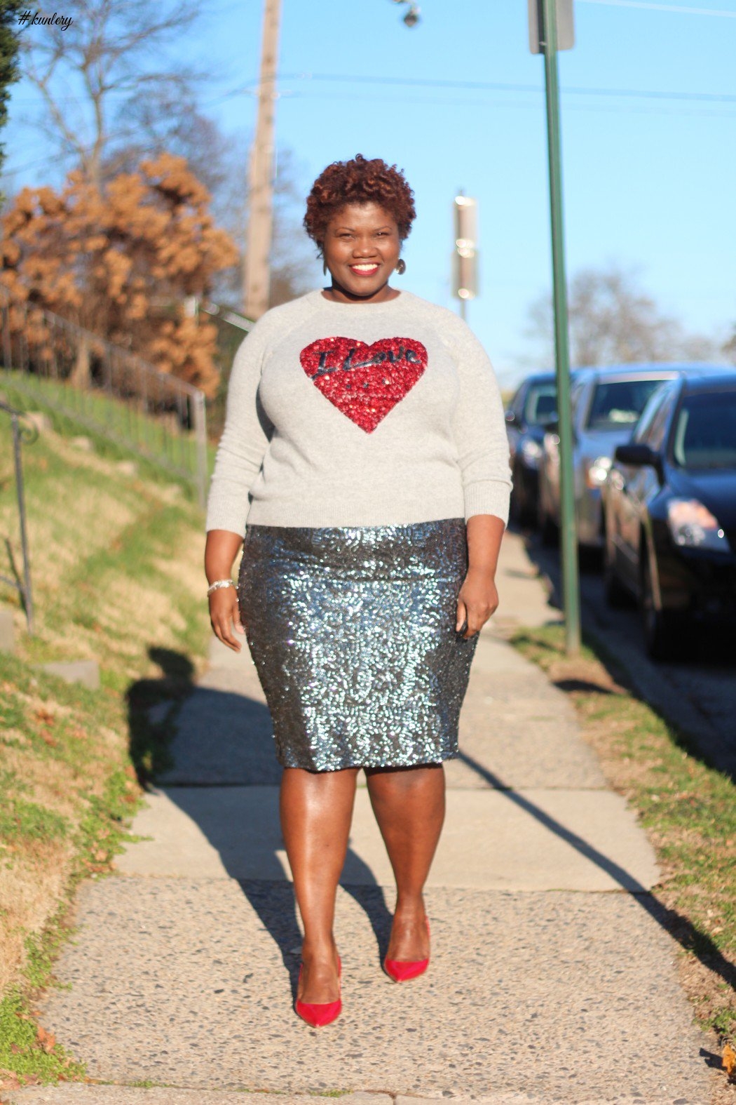 SEQUIN SKIRTS WITH THE PLUS SIZE FASHIONISTAS
