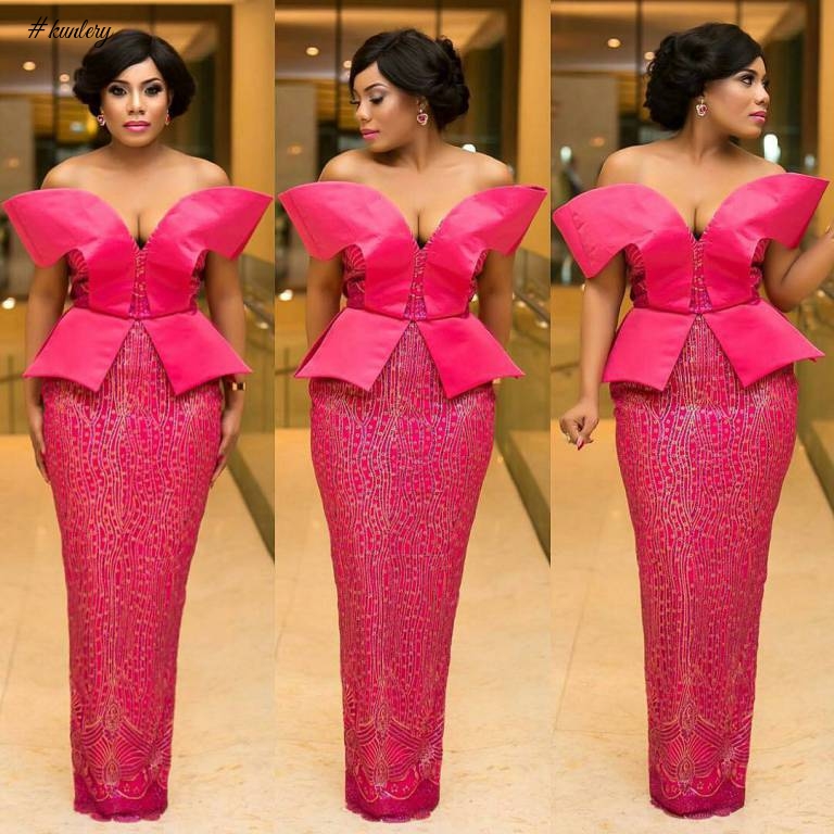 Look stunning to your next owambe in these 5 lace styles