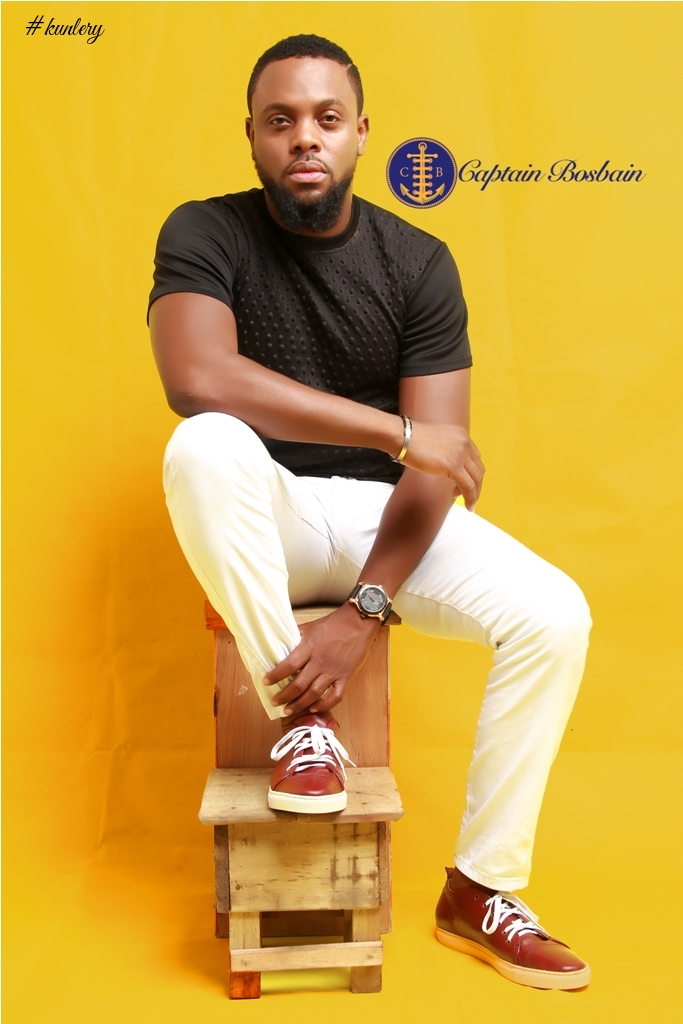 BBA Melvin Oduah Models Captain Bosbain “Gentlemen Sneakers” Collection