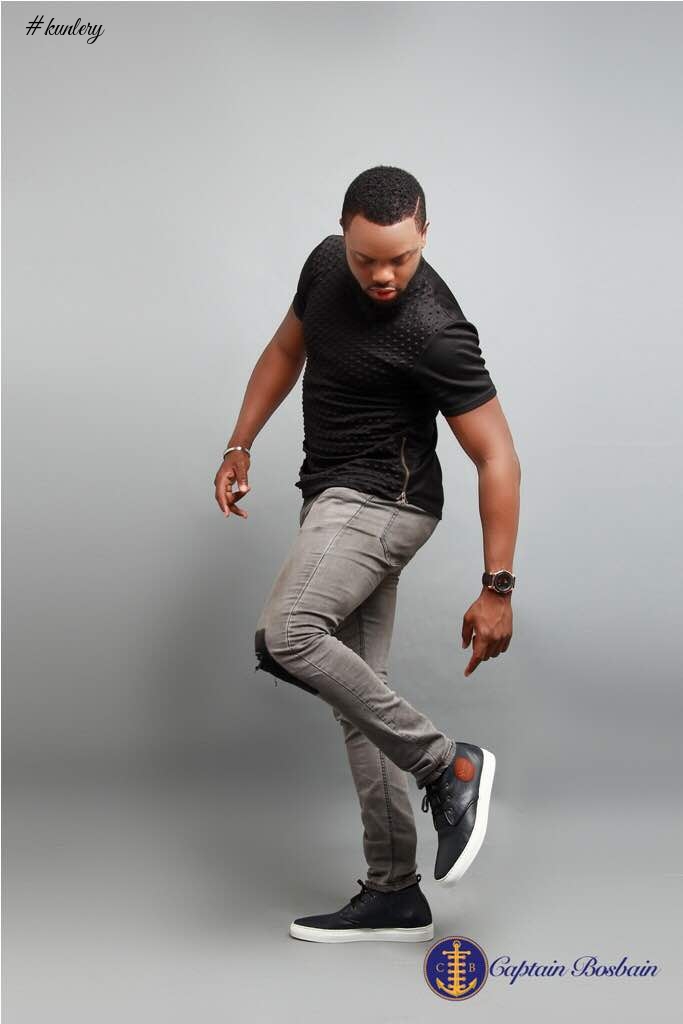 BBA Melvin Oduah Models Captain Bosbain “Gentlemen Sneakers” Collection