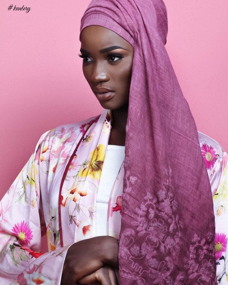 HIJAB & TURBAN STYLES: FLORAL SCARF FROM ELORA COLLECTION