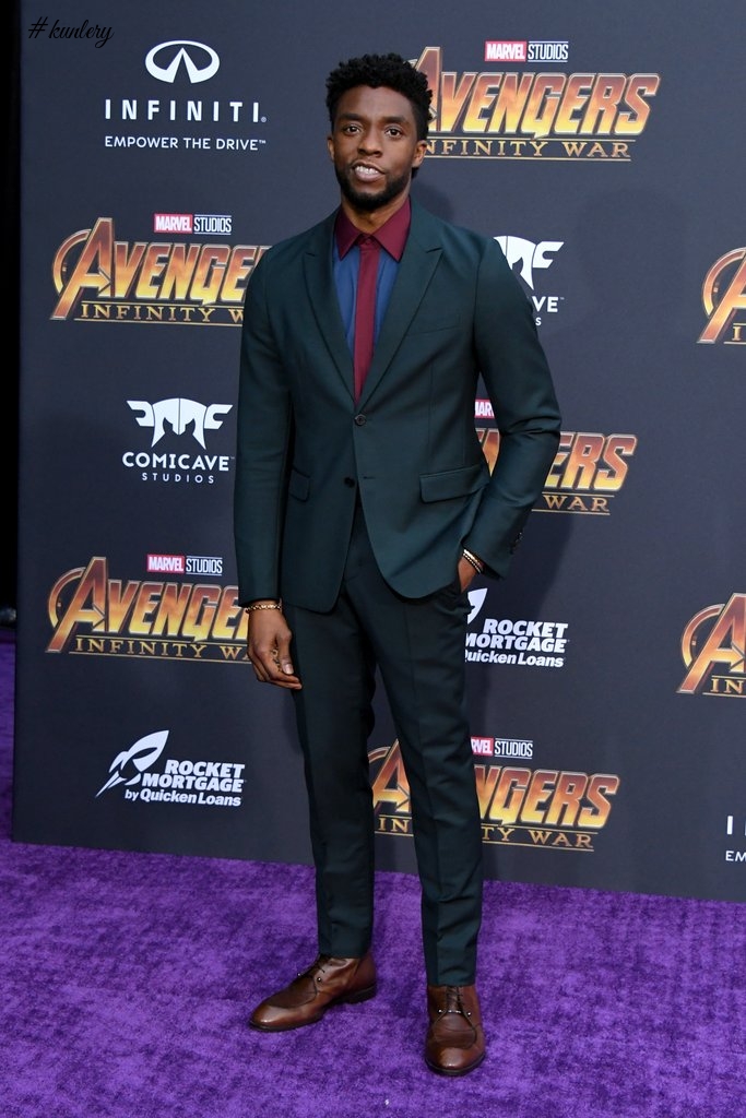 Danai Gurira, Robert Downey Jr, Chadwick Boseman, More Attend The Premiere Of Avengers: Infinity War