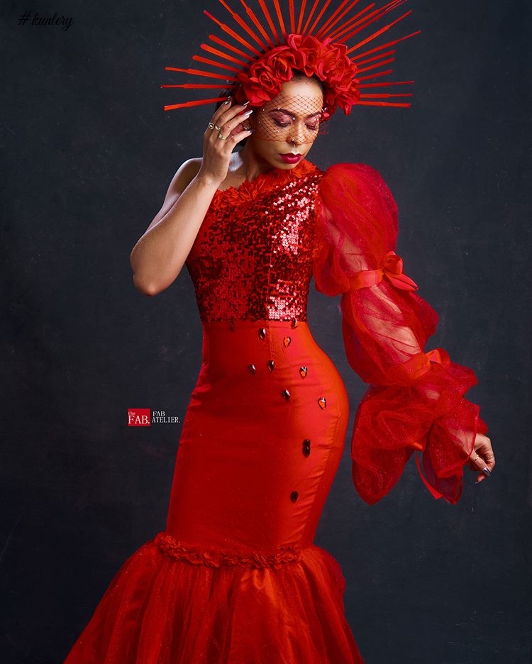 BBNaija 2017 Housemate TBOSS Is A Goddess In Red