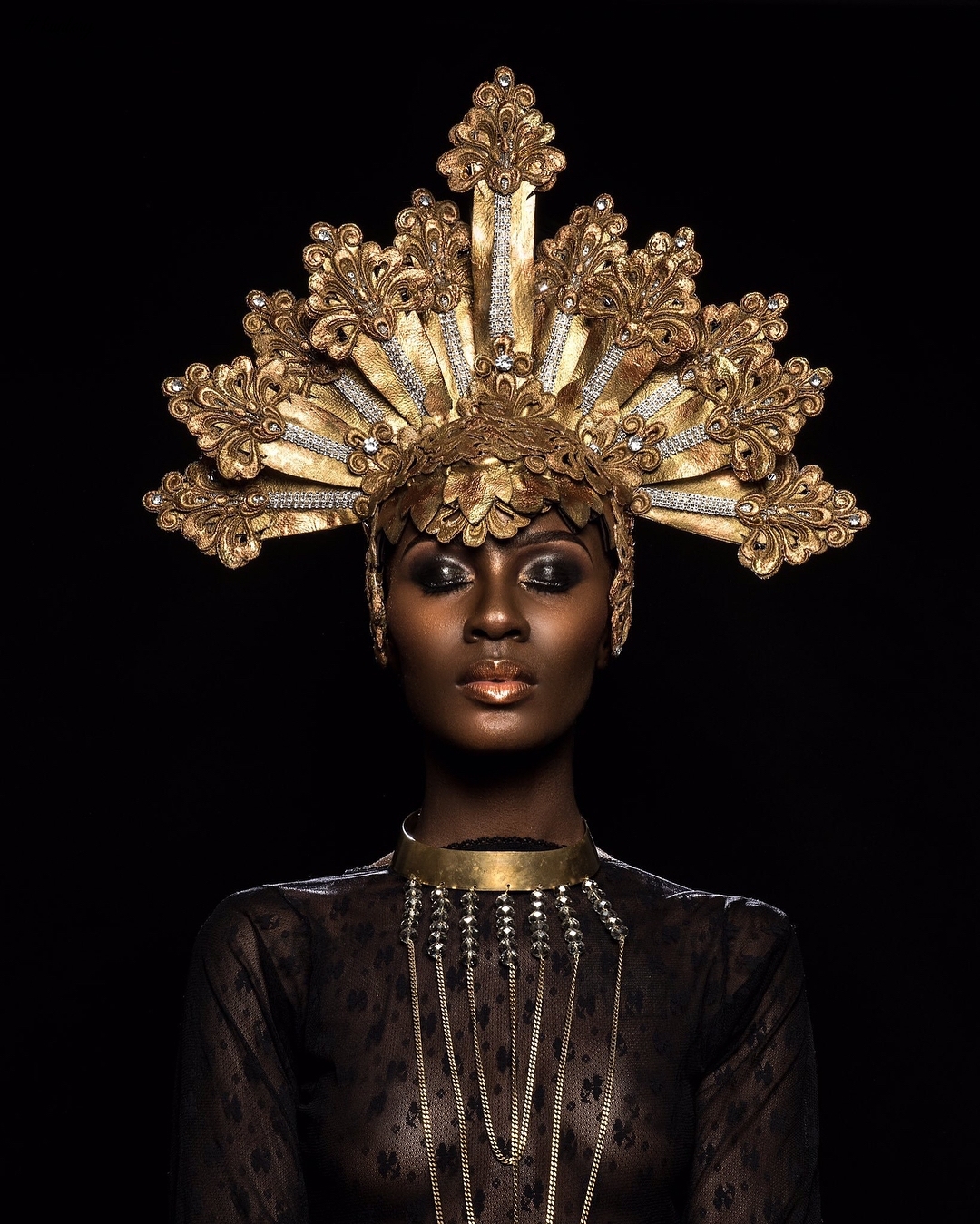 Photographer Amazingly Turns Ghanaian Model Into An Astonishing Vision To Behold In Editorial