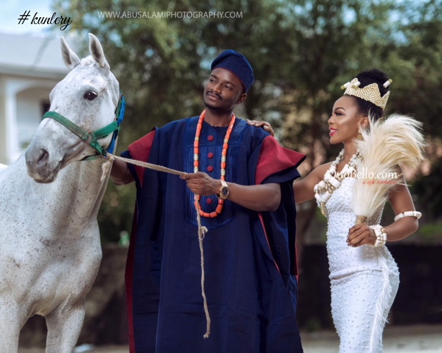 Ifu Ennada & Leo Are A Beautiful Couple In This Lovely Pre-Wedding Inspired Shoot