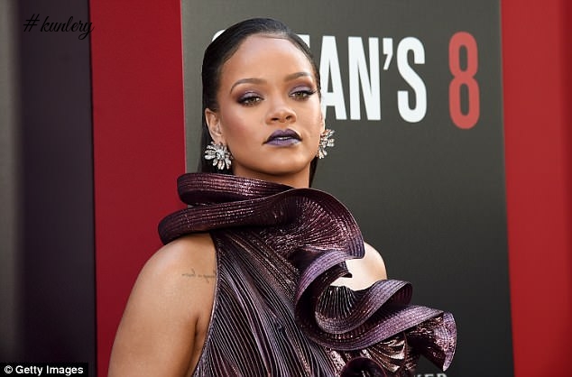 Rihanna’s Dazzling Look For The Ocean’s 8 Movie Premiere