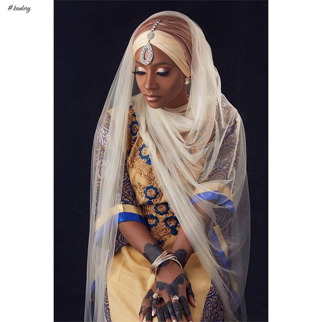 Ex #BBNaija Housemate Anto Leky Is A Beautiful Muslim Bride In New Photos