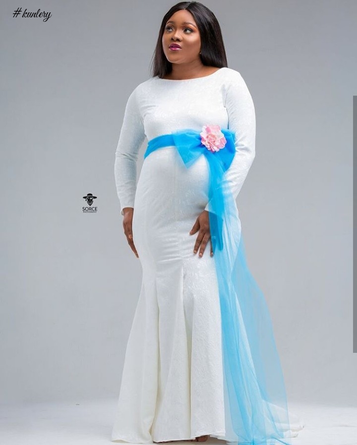 Check Out Celebrity Stylist, Akosua Vee’s Cute Baby Bump Pictures Here