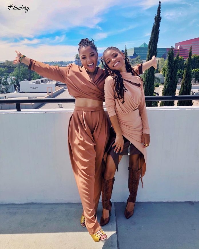 15 Amazing Fashion Moments From US RnB & Faux Locs Girls ChloexHalle; Print Looks Included