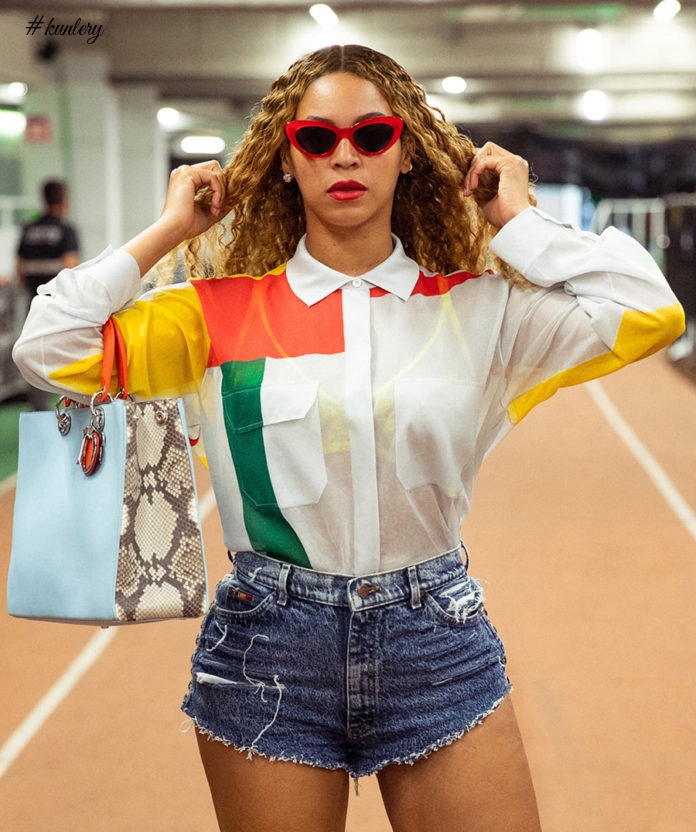 Beyonce Is Not Pausing On Being A Queen Of Style; See What She Did To Barcelona