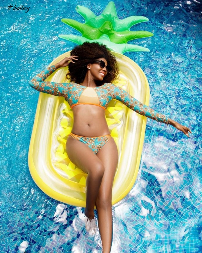 Afua Rida Is Nothing But Pure Beauty In These Hot Swimwear Shots