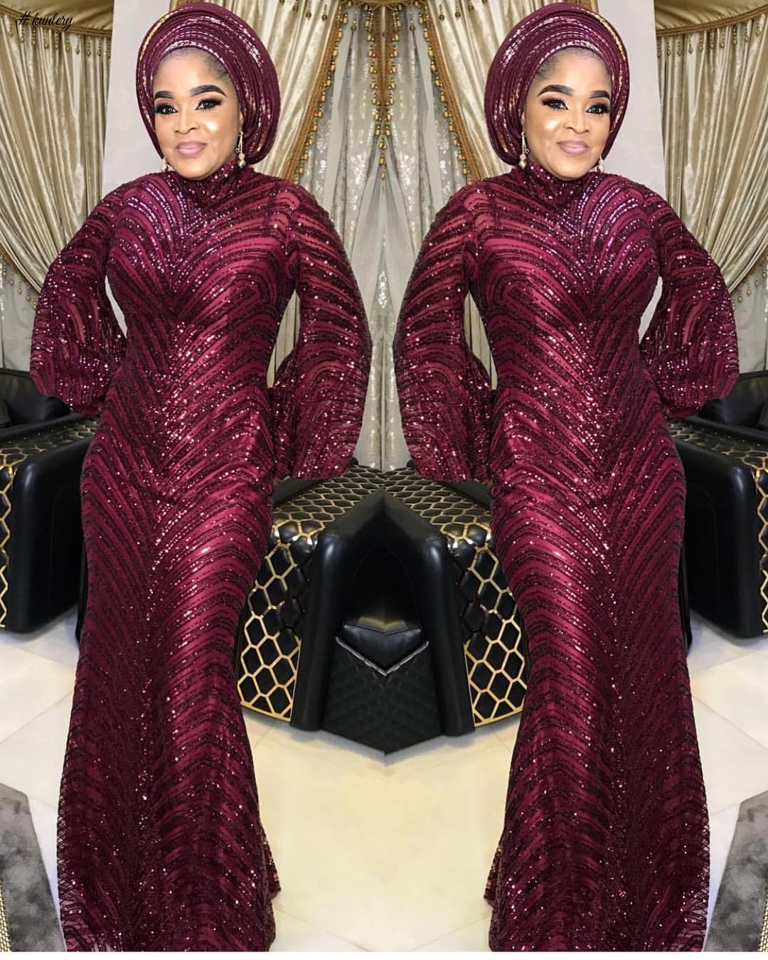 SEE THESE ASO EBI STYLES BEING RUSHED BY THE FASHION DIVAS