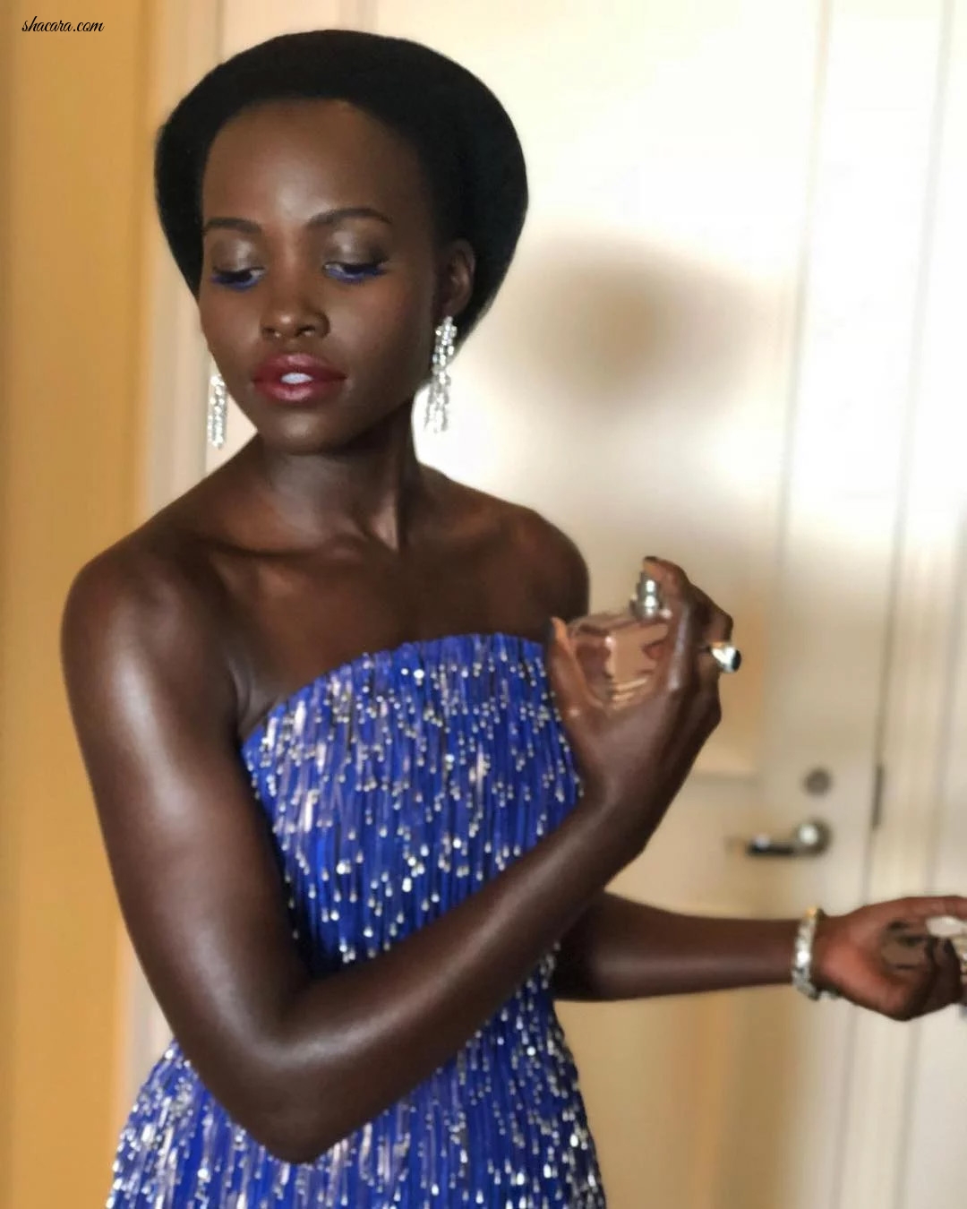 A Break Down And Look Into Lupita Nyong’o’s Calvin Klein Dress Made With 20,000 Silver Beads