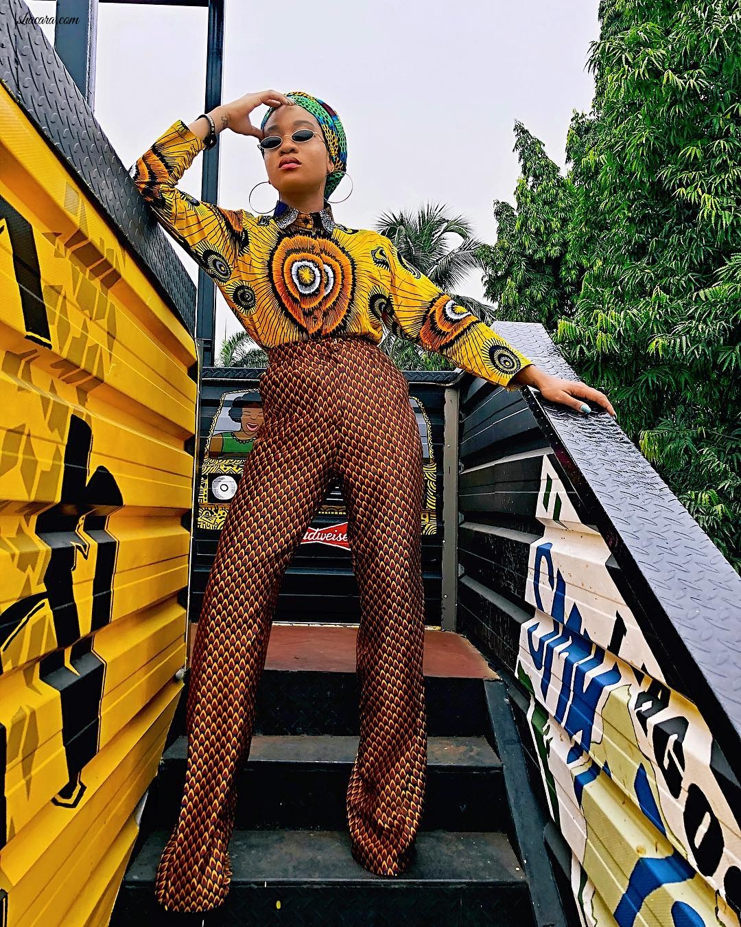A Lesson In How To Clash Prints — According To Jennifer Oseh