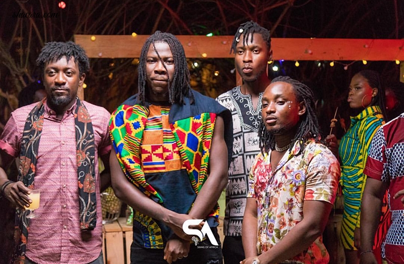 Stonebwoy Makes A Major Fashion Statement When Shooting New Video With Legendary Rocky Dawuni