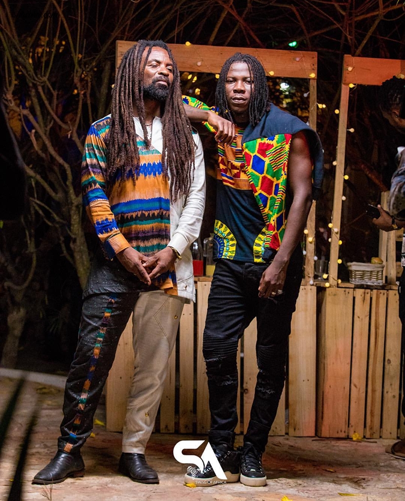 Stonebwoy Makes A Major Fashion Statement When Shooting New Video With Legendary Rocky Dawuni