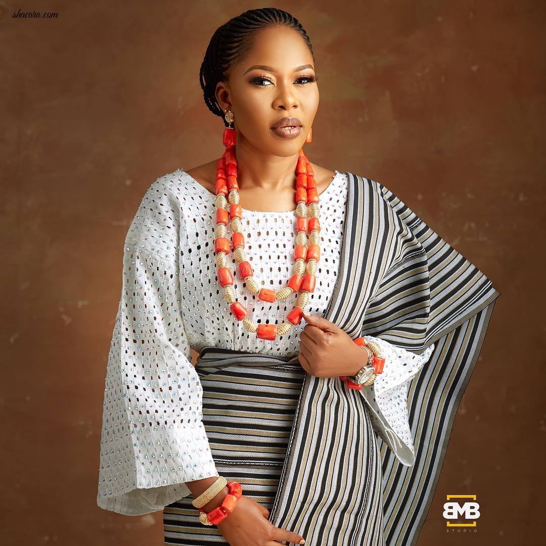Fabric Entrepreneur, Abimbola Ipaye’s Latest Birthday Shoot Is The Definition Of Regal Beauty