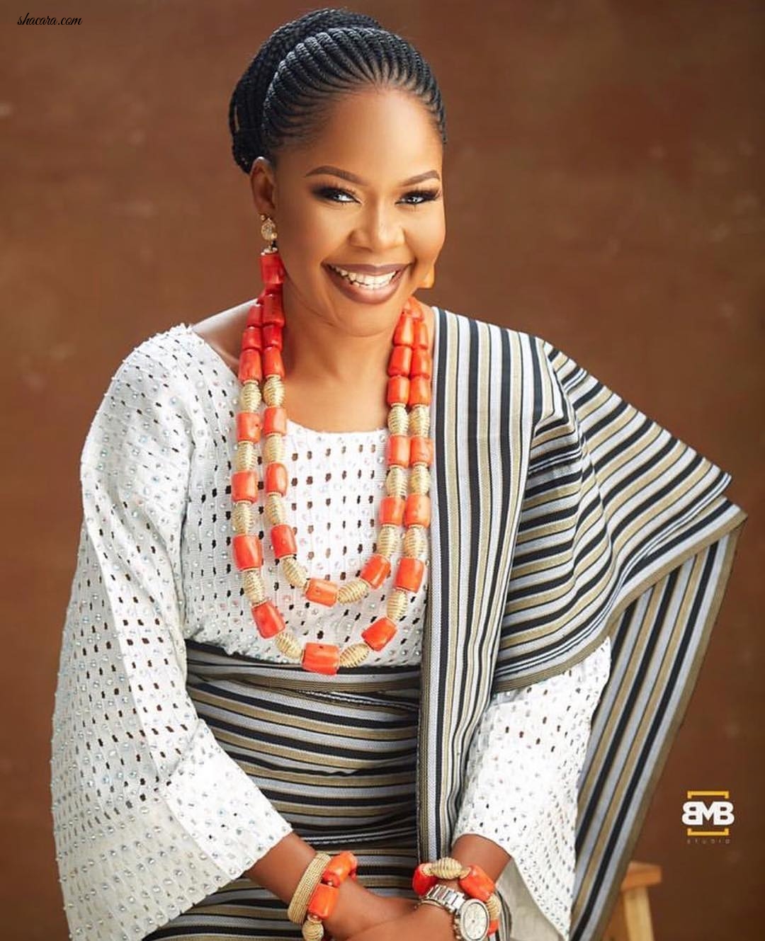 Fabric Entrepreneur, Abimbola Ipaye’s Latest Birthday Shoot Is The Definition Of Regal Beauty