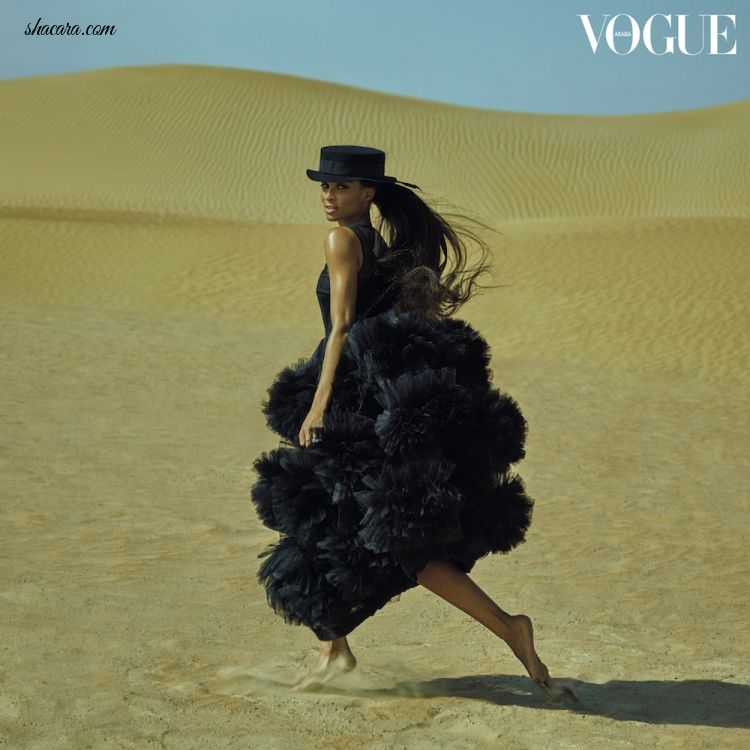 Desert Damsel! Ciara Rides On High Style For The February Issue Of Vogue Arabia