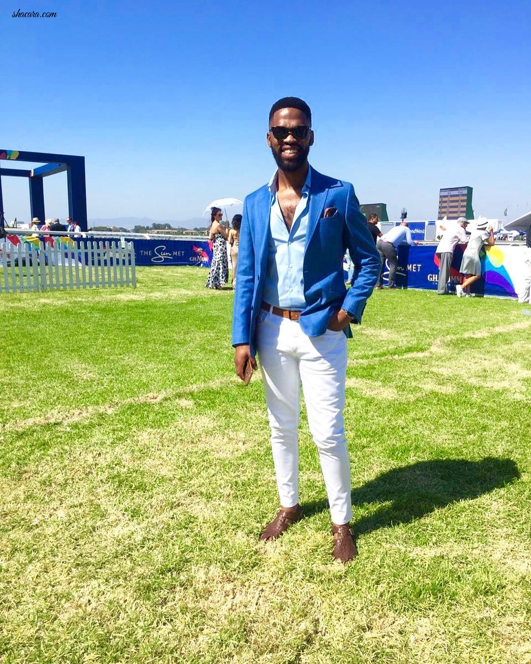 Usain Bolt Arrives To South Africa’s Sun Met With A Helicopter; See This & All The Slayage By SA Fashionistas