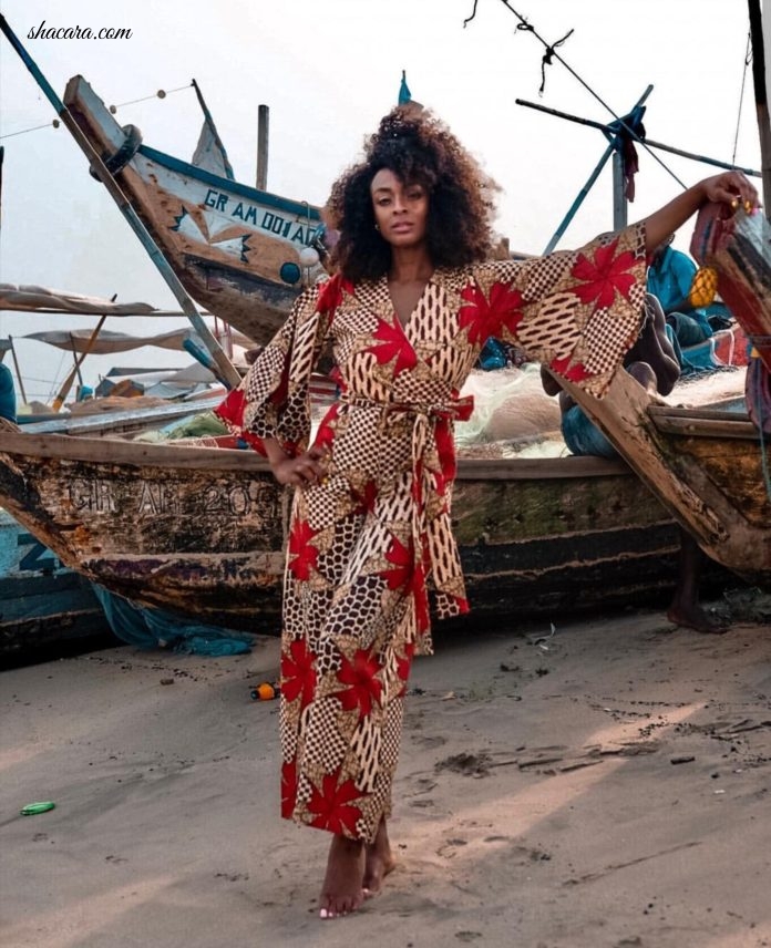 European Style Influencer Maureen Powel Live Her Best Life In Print Style During Her Ghana Trip