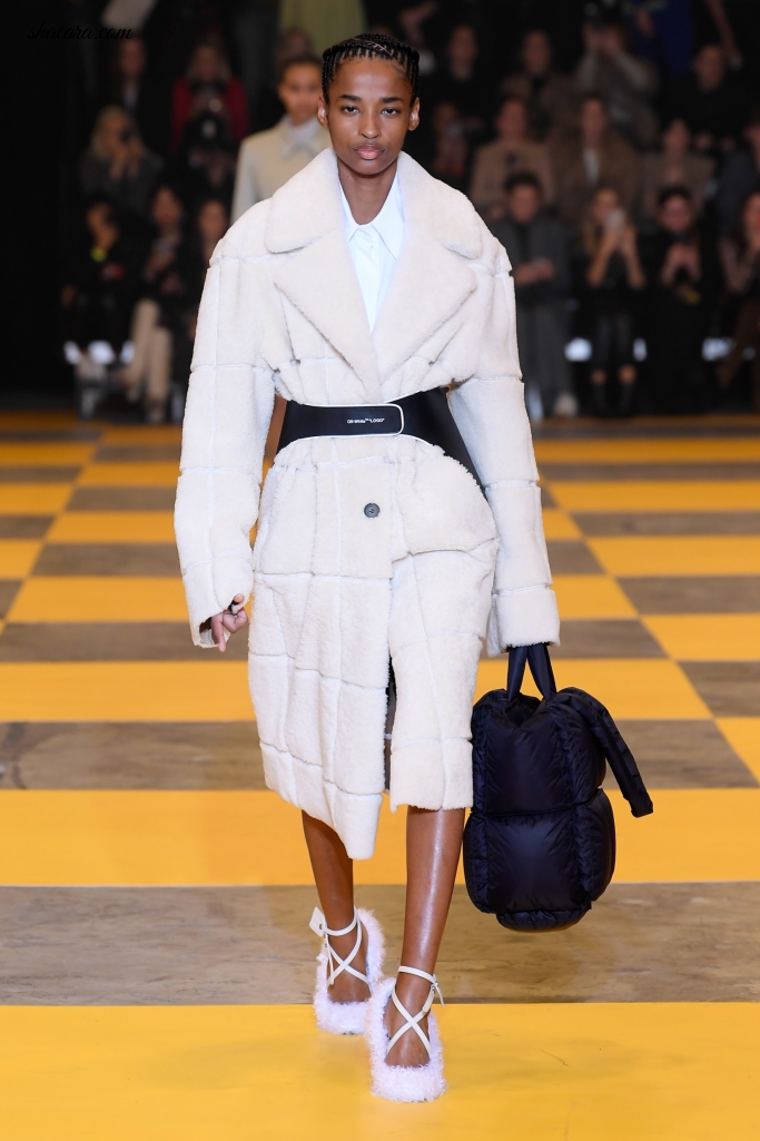 Paris Fashion Week: Off-White’s RTW Fall 2019 Was A Mixture Of Minimalism And Glamour