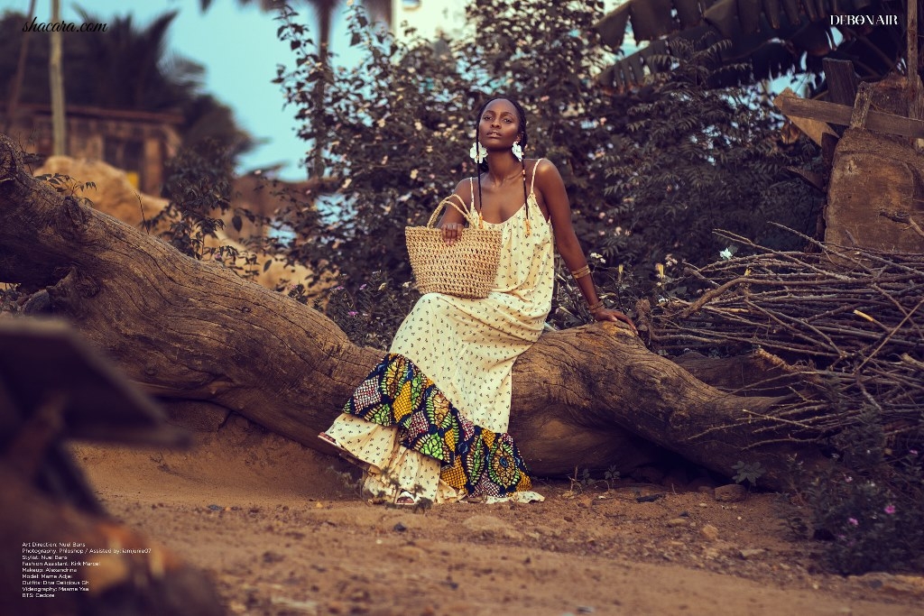 Ghanaian-American Model, Mamé Adjei Is A Bombshell Beauty On The Cover Of Debonair Afrik