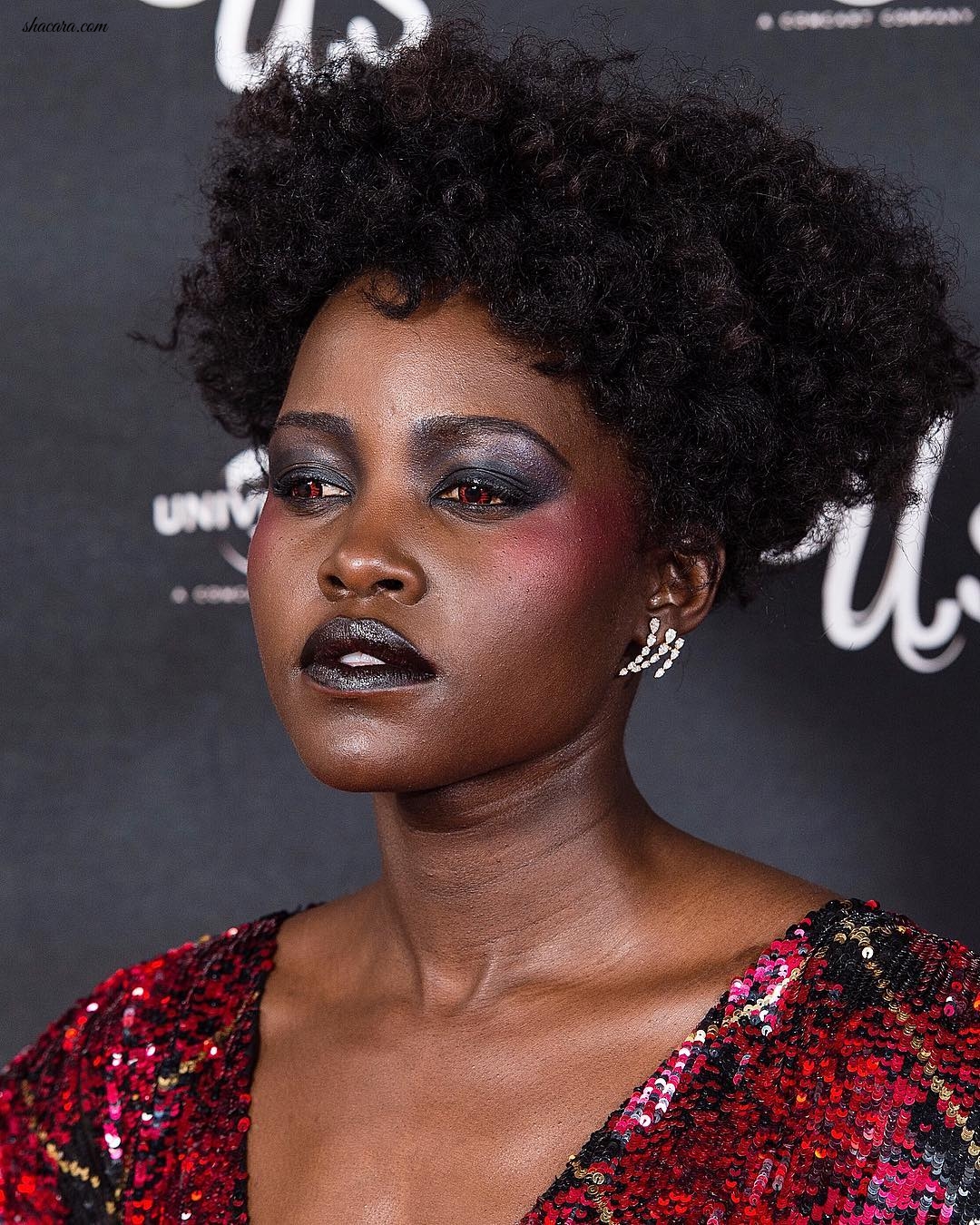 Lupita Nyong’o Looks Hauntingly Gorgeous As She Attends The London Screening Of ‘Us’