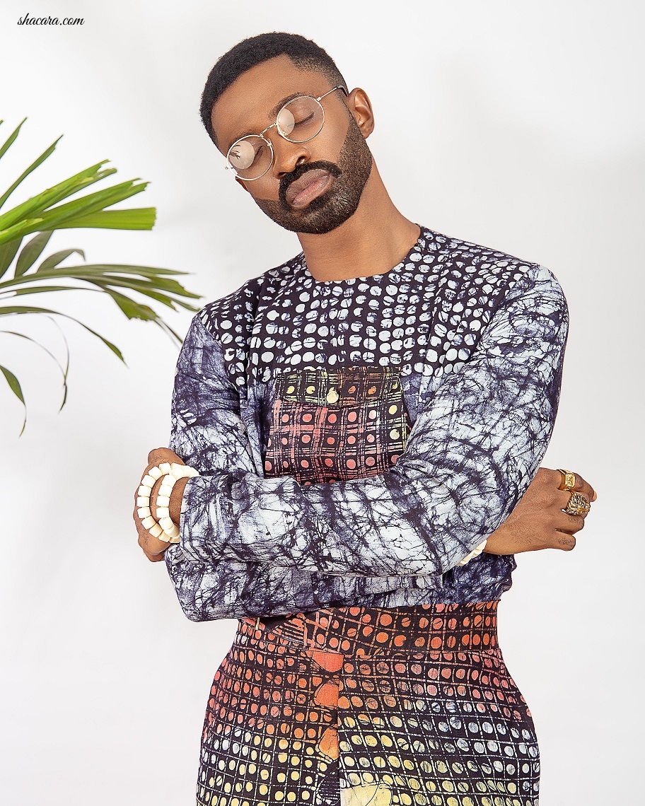 Just Wondering, Is Ric Hassani Trying To Kill Us In Patrickslim & Just Adire’s New Lookbook