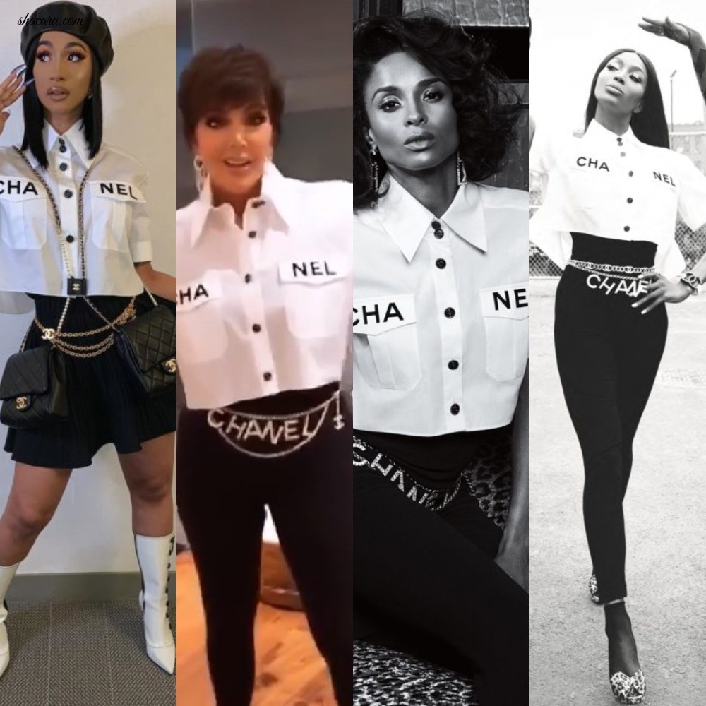 Who Wore It Best? Cardi B, Kris Jenner, Ciara And Naomi Campbell Spotted In Chanel