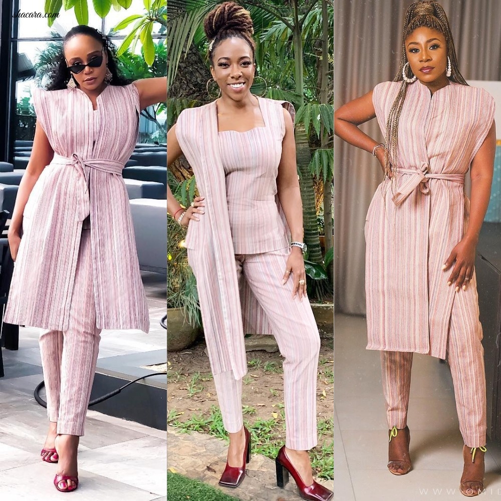 Who Wore It Better? Michelle Dede, Kaylah Oniwo And Fade Ogunro In Fia Factory