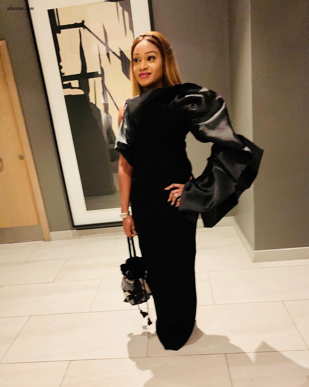 Lanre Da Silva Ajayi Sizzles In Black At CNI Luxury Conference And GTBank’s Party