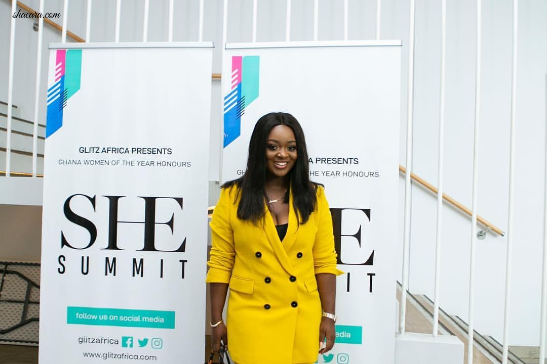 Actress Jackie Appiah Was All Business For The 2019 “SHE Summit”