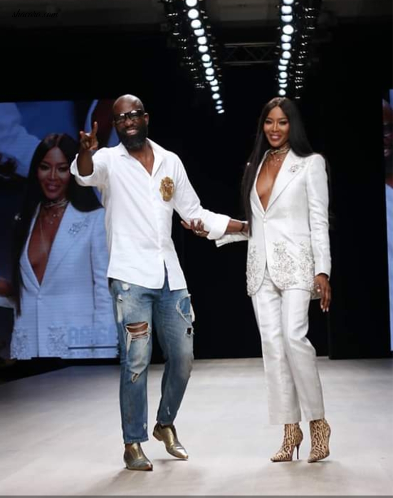 Naomi Campbell Is Living Her Best Life In Nigeria Rocking Various African Brands; See It Here