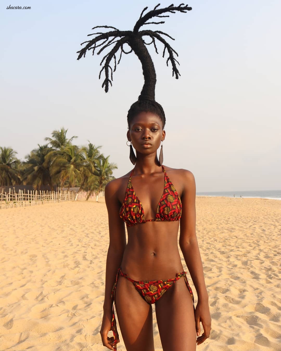 This Extremely Beautiful Ivorian, Laetitia, Amaze The World With Hair Tremendous Art