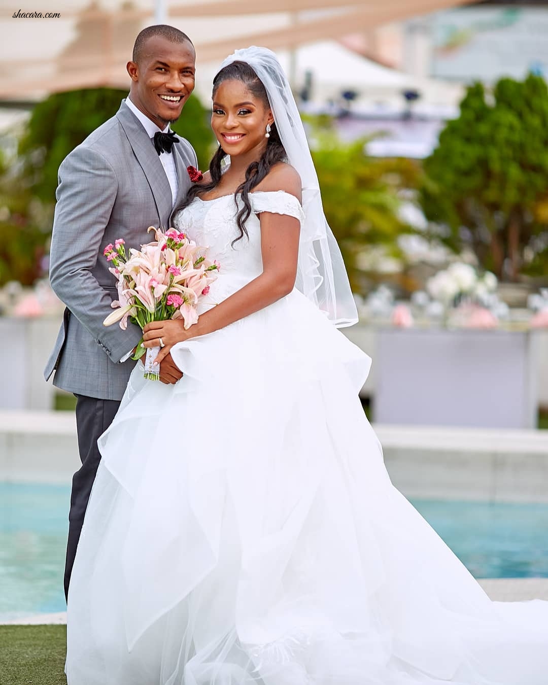 These Unseen White Wedding Photos Of Gideon Okeke And Chidera Uduezue Are Love Itself