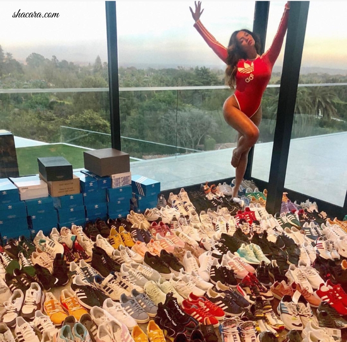 Beyonce Flaunts Her Adidas Shoes Game On Instagram And It’s Adorable