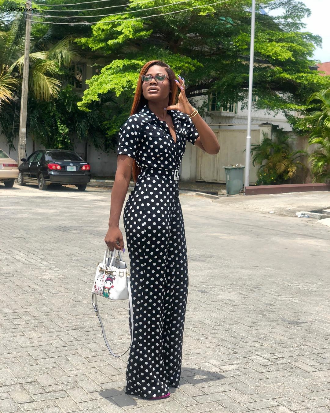 Who Wore It Better? Alex Unusual & Bambam Both Sporting The Polka Dot Trend