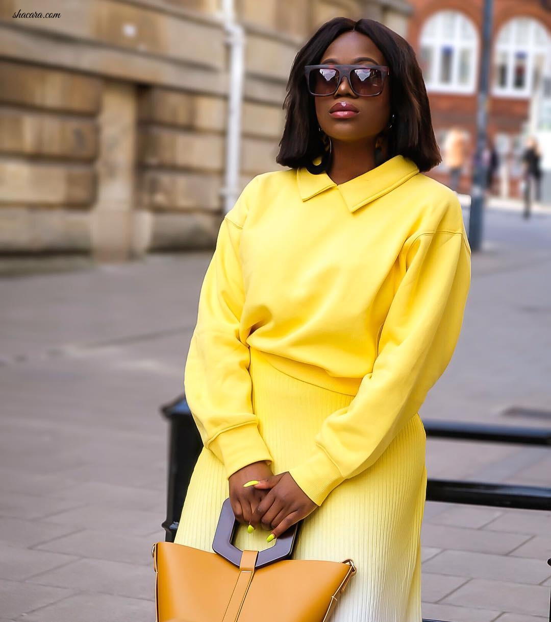 Meet The Nigerian Style Girl That Serves Multiple Looks In One Colour Each Week