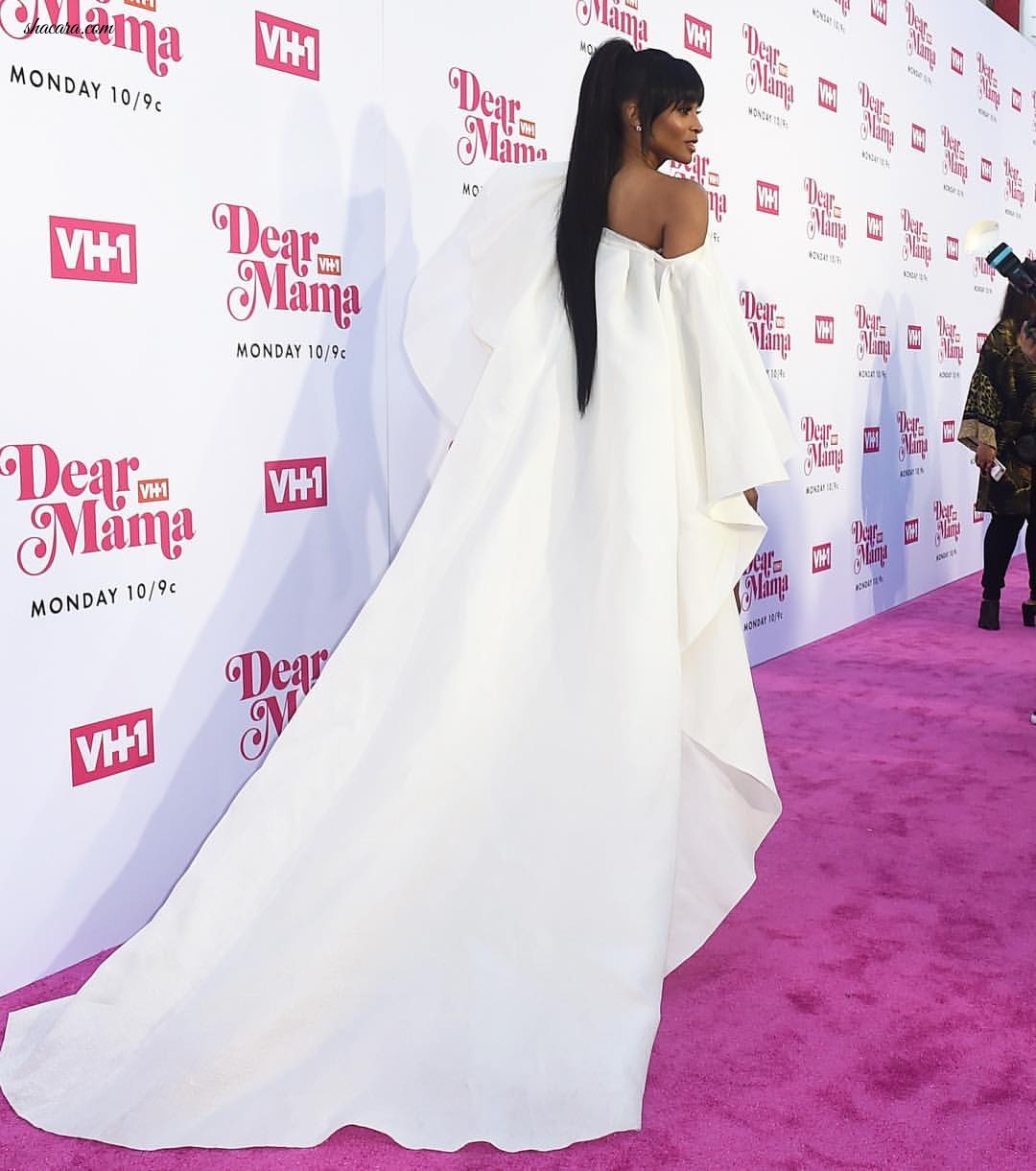 Ciara Is A Beauty To Behold On The 2019 VH1’s Dear Mama Red Carpet