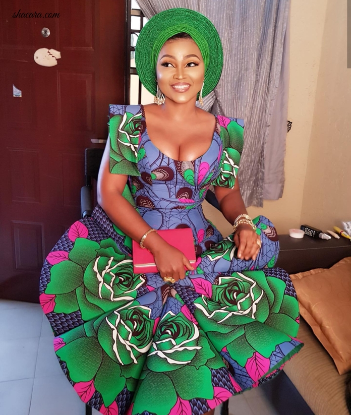 #STYLEGIRL: Nigeria’s Mercy Aigbe & Her Designer Friend Just Painted The Internet Green With These Haute Dresses