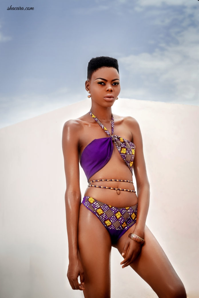 Top Ghanaian Model Beatrice Eli Stuns In New Swimwear Look Book By Italian/Ghanaian Brand Ebony By Bernice