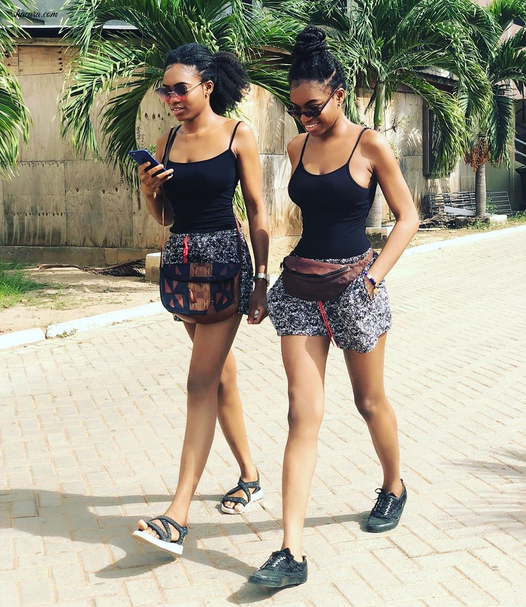 Ghana’s WW Twinz Are Redefining Bestie Goals For This Summer With Fashion Styles & Faux Locks