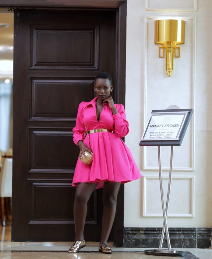 #STYLEGIRL: Ugandan Beauty Bettinah Shows Us How To Serve Pink From The Red Carpet To The Streets