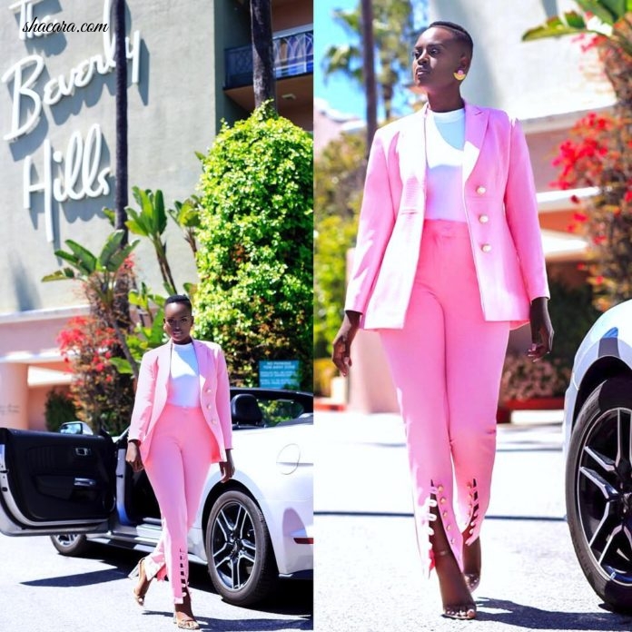 #STYLEGIRL: Ugandan Beauty Bettinah Shows Us How To Serve Pink From The Red Carpet To The Streets