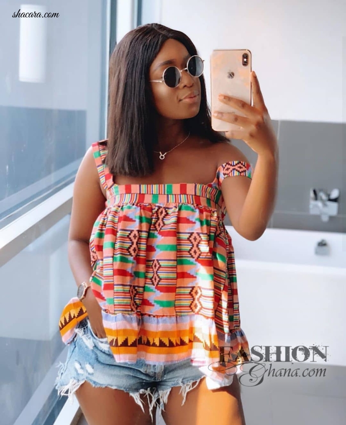 If You Are Bored Of The Usual Casual Tops, See How These Ladies Lit Up The Net Modern African Print Looks