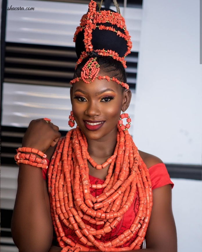 #HOTSHOTS: These Beautiful African Bridal Looks By BkImages Will Make You Turn Your Wedding African